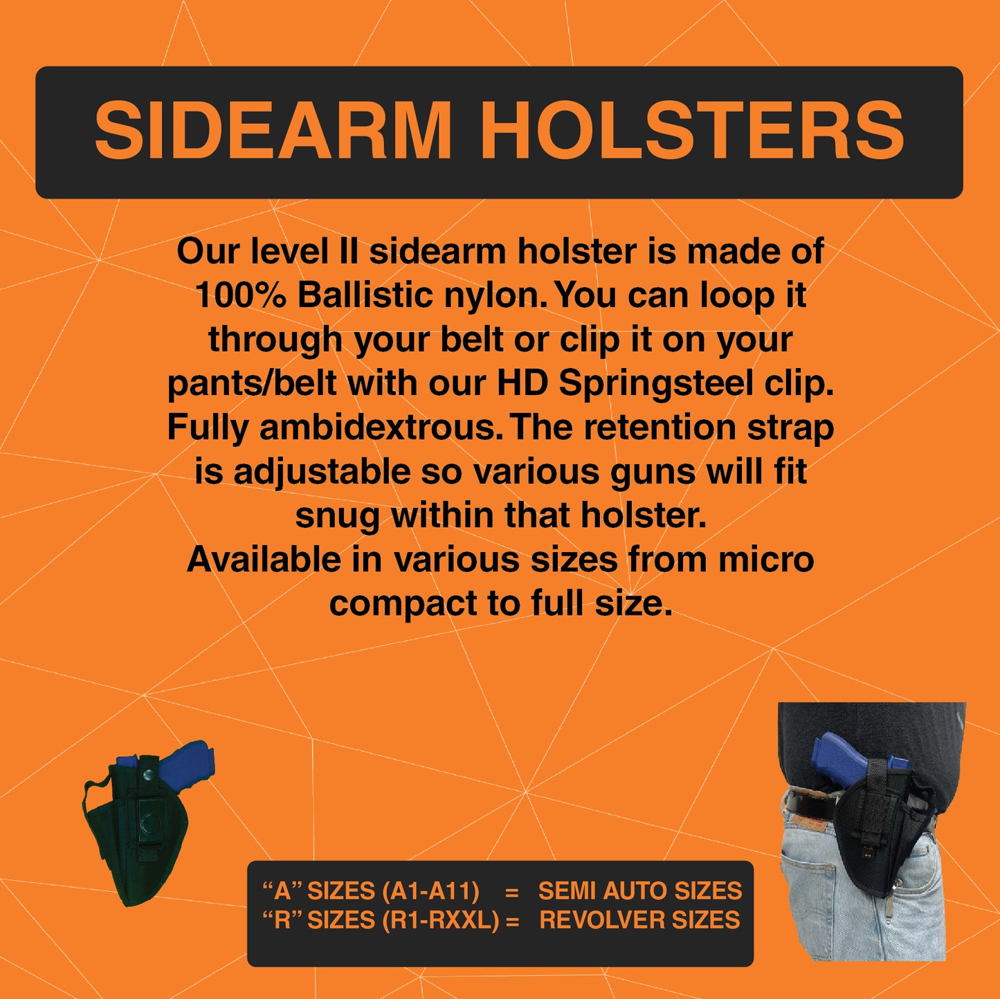 Level 2 OWB - Nylon Gun Holster